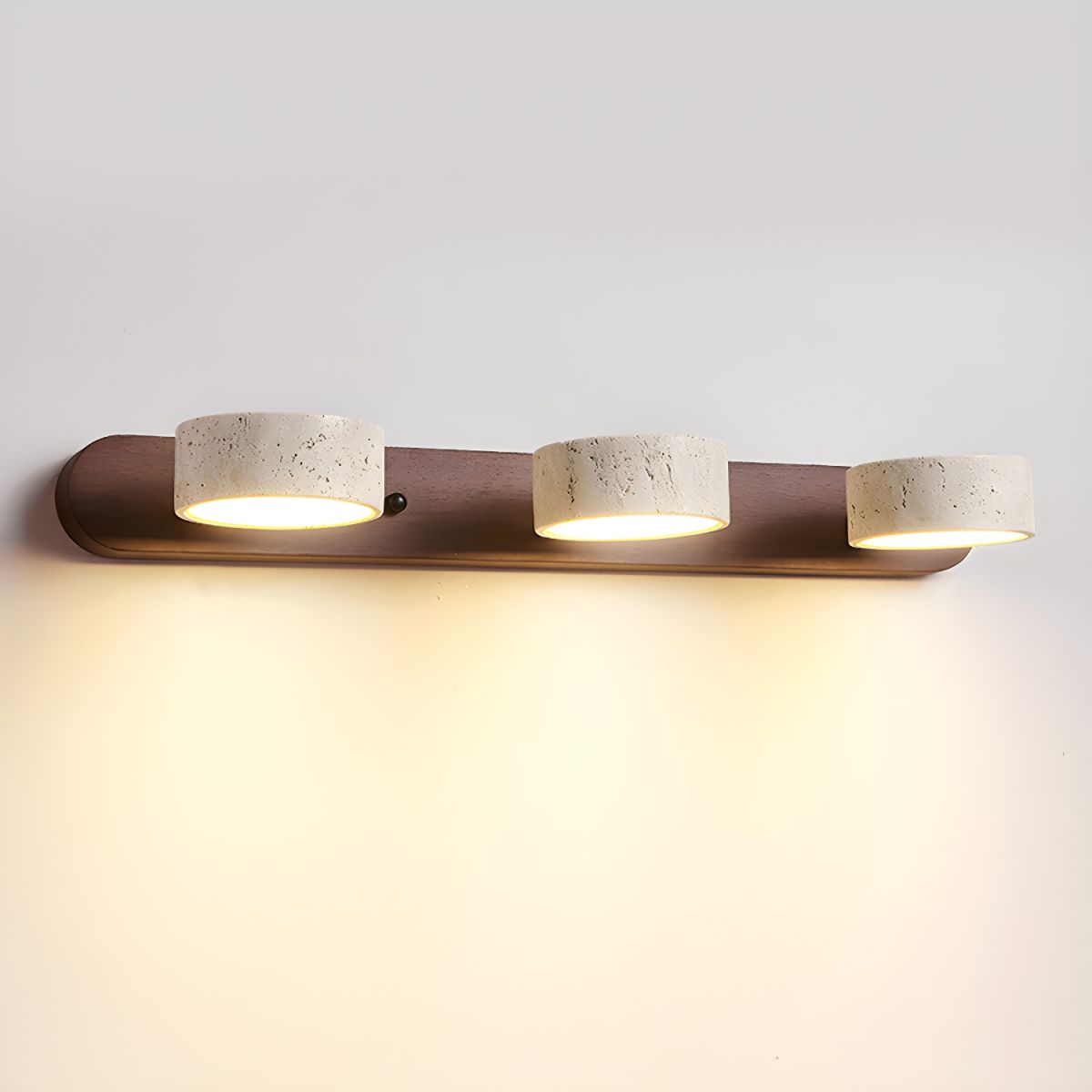 Travertine wall light