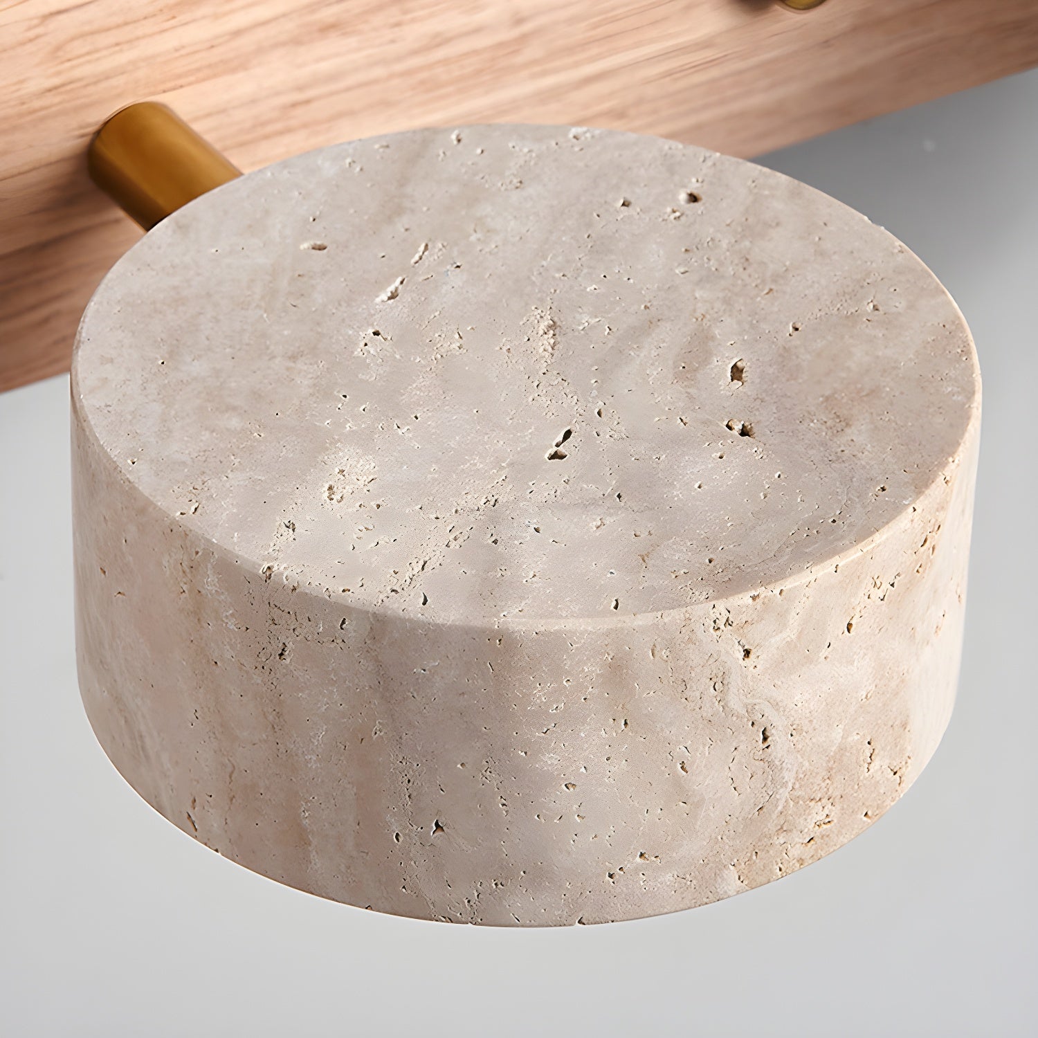 Travertine wall light