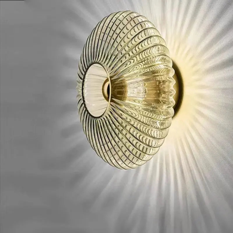 Applique Murale Verre Design Élégant - LumièreLux, éclairage intérieur chic en Gris fumée