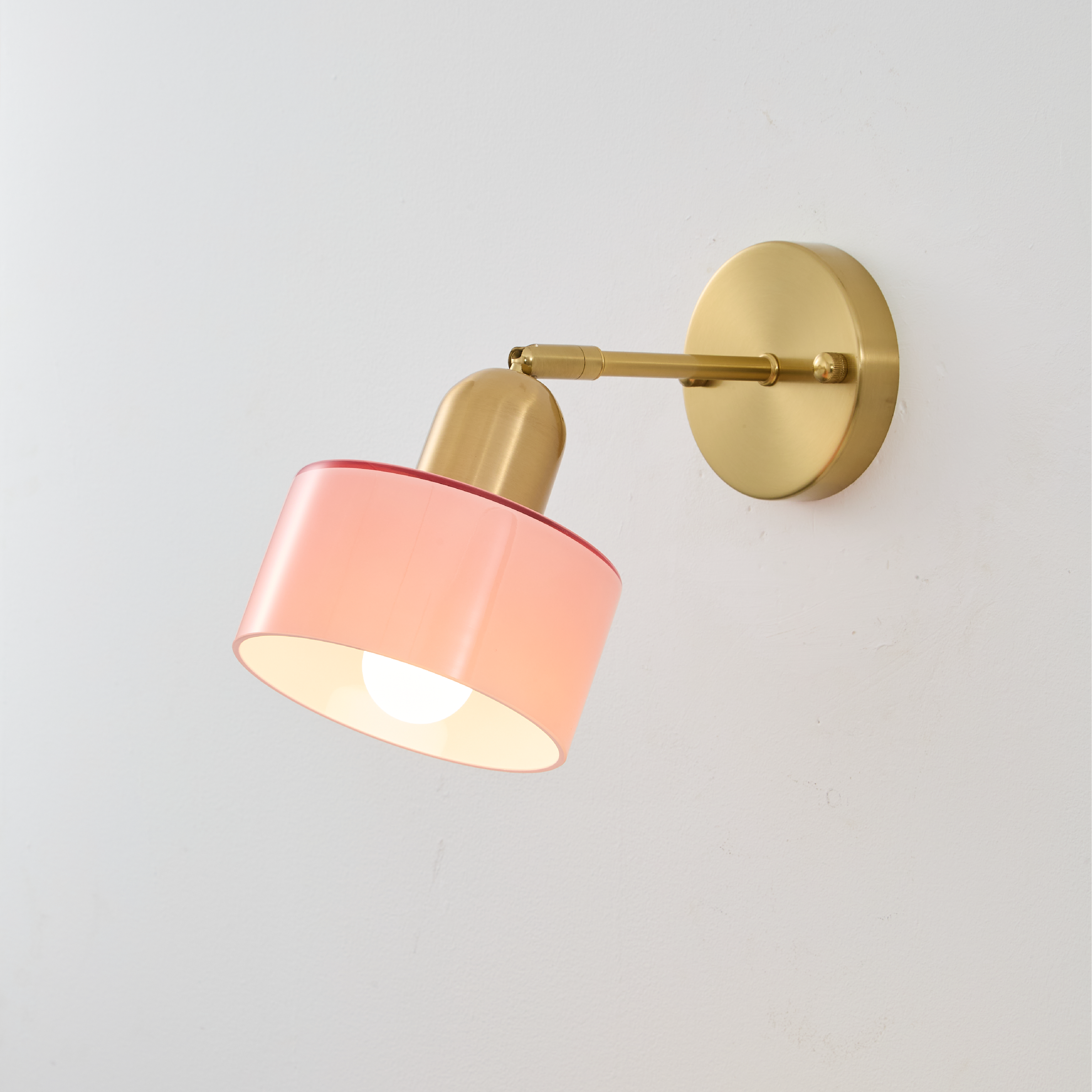 Bauhaus Colored Glass Wall Light