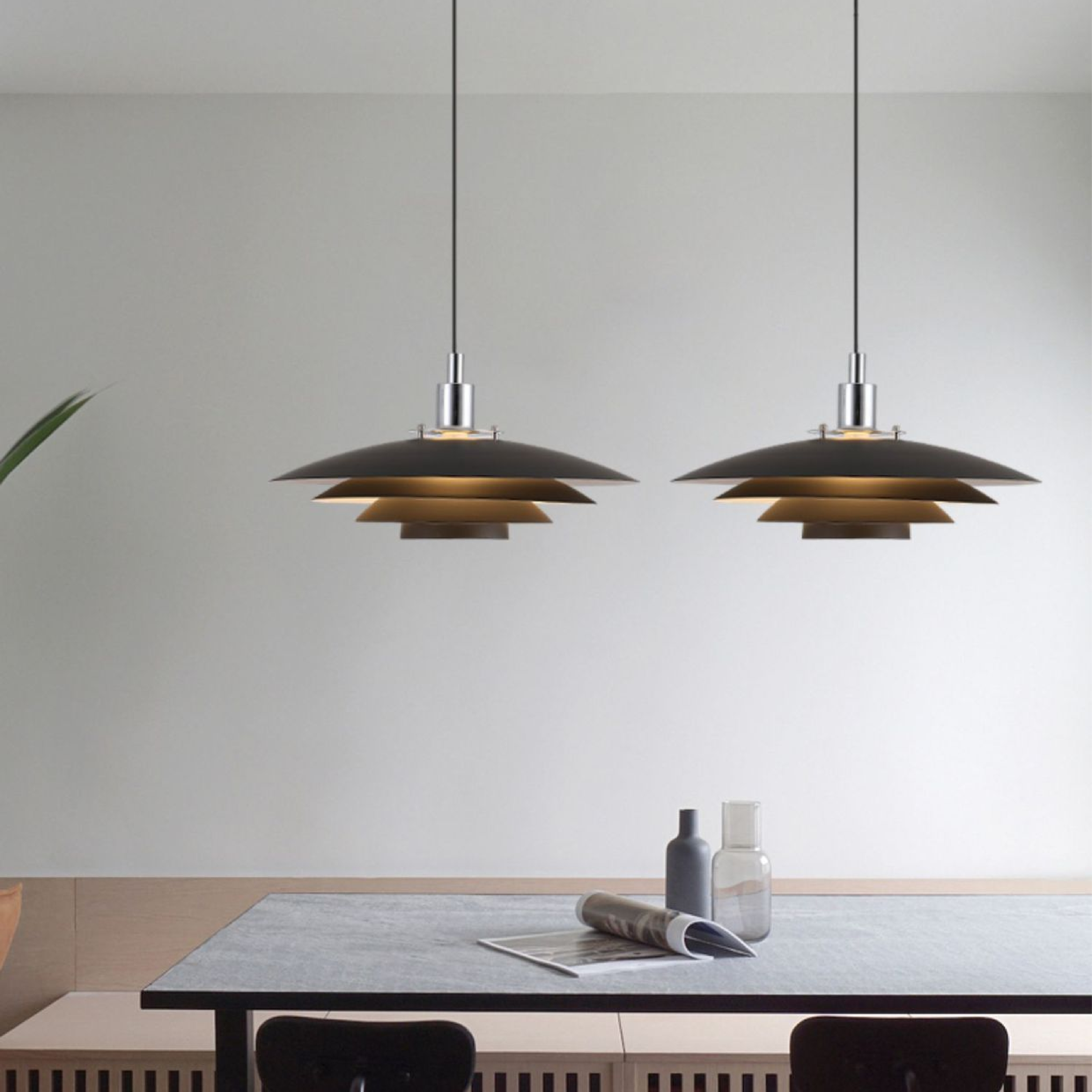 Metal pendant lamp