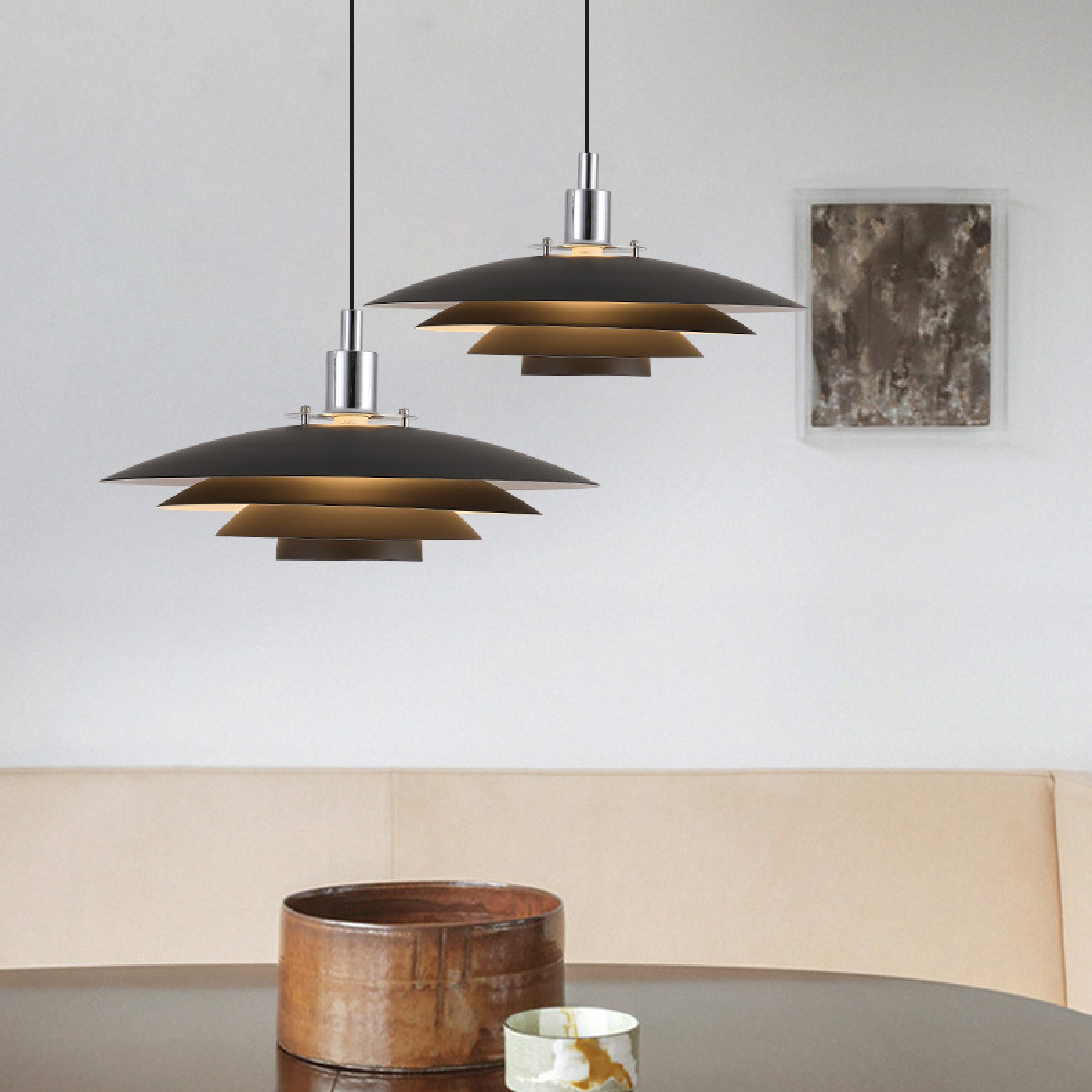 Metal pendant lamp