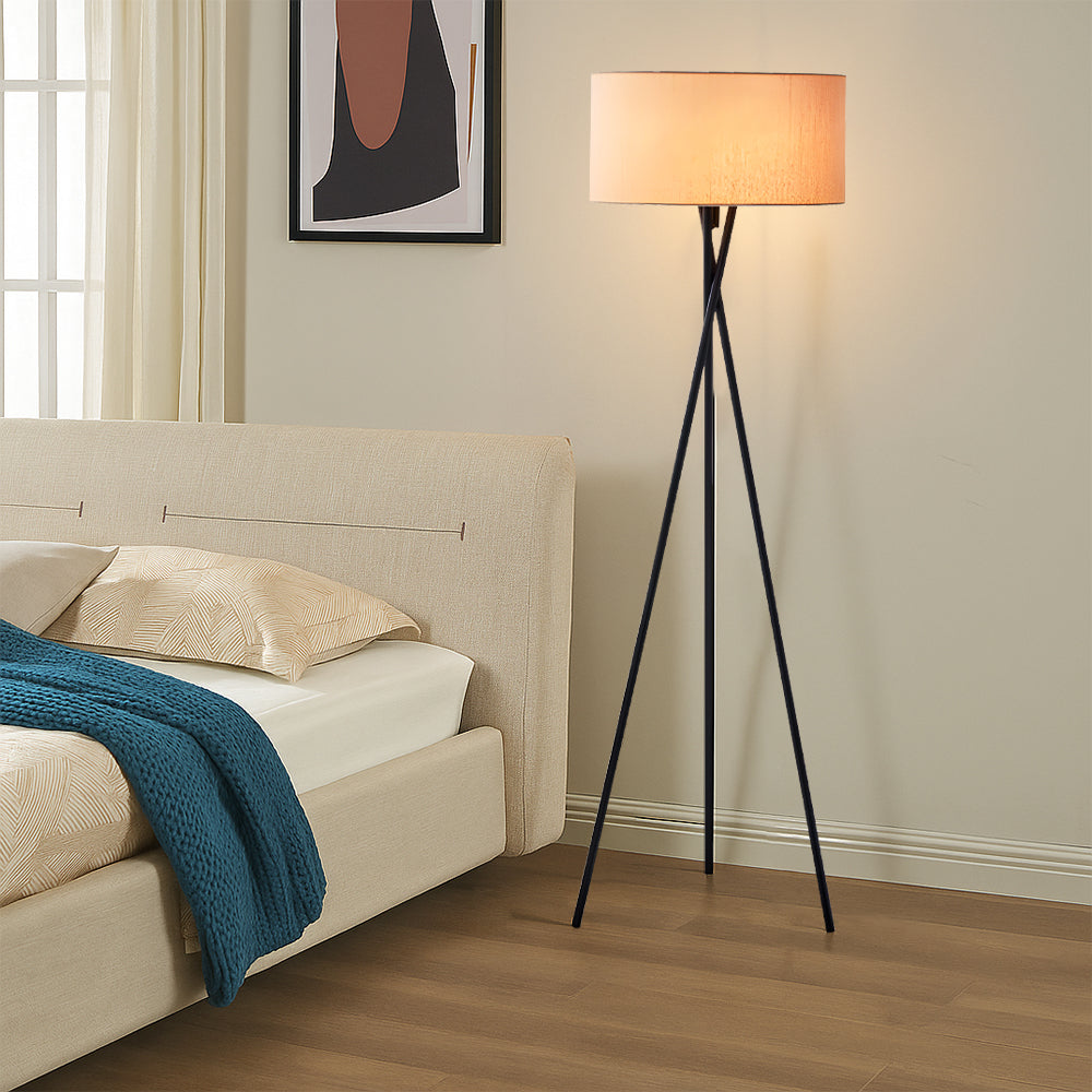 Silk floor lamp