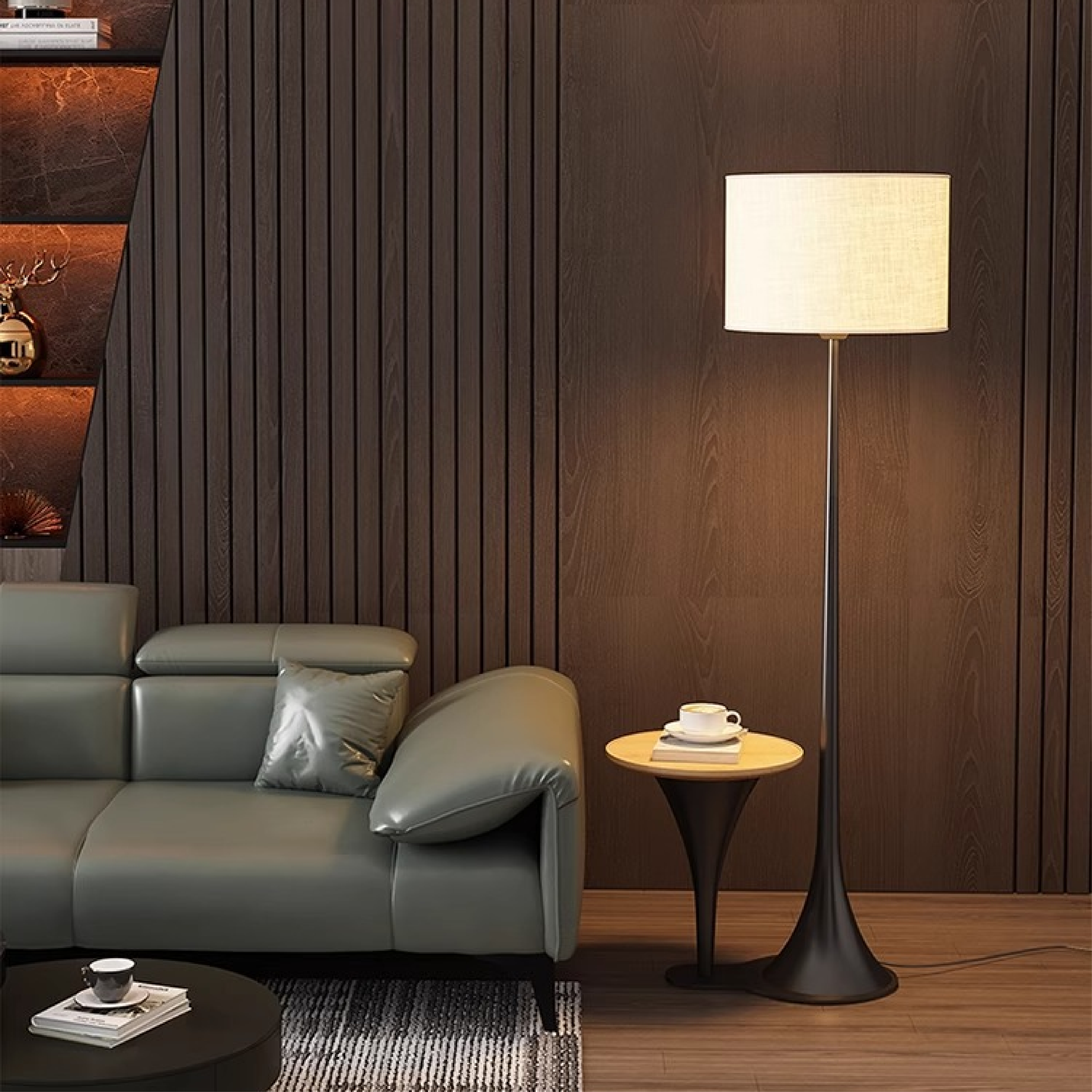 Andero Silk Floor Lamp