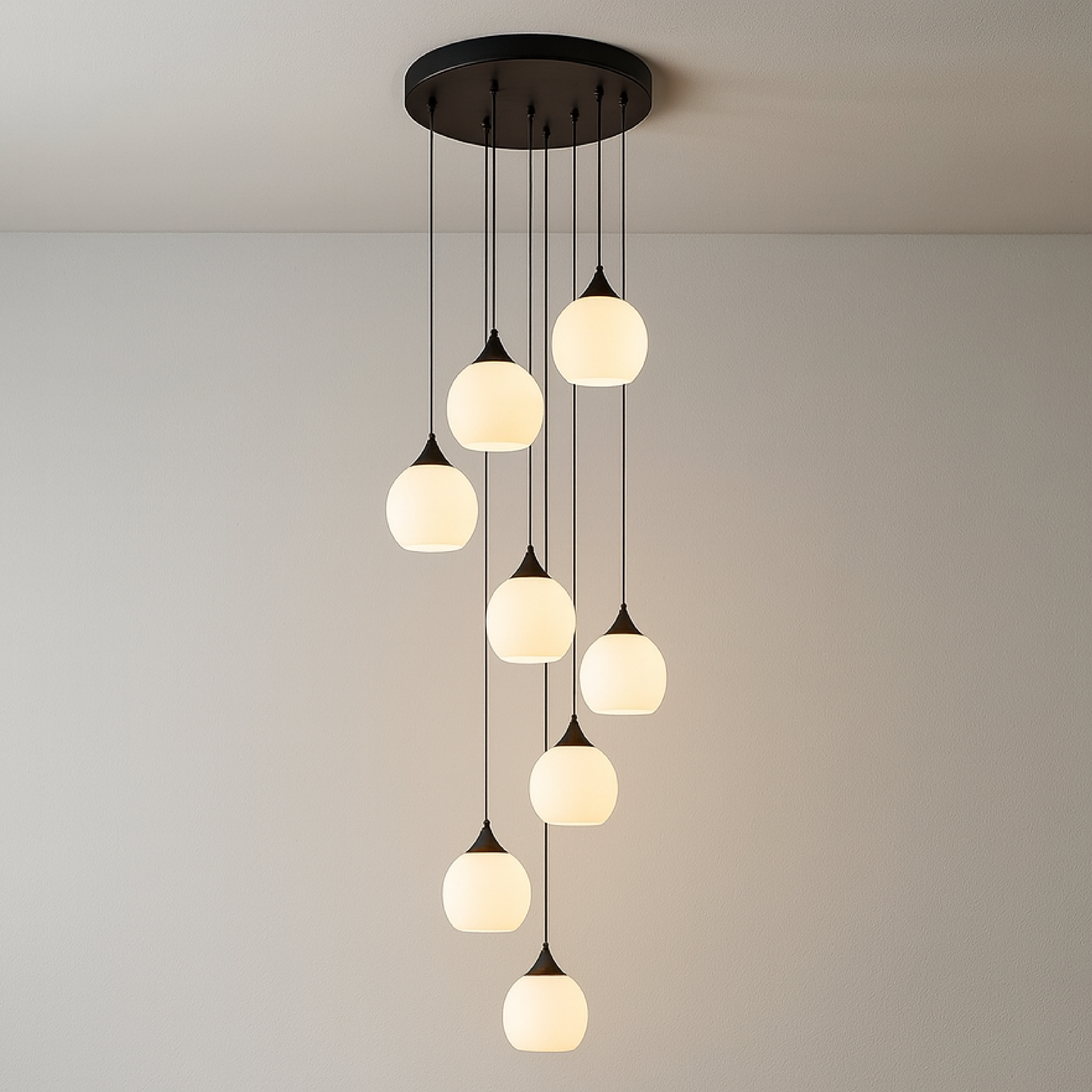 Chandelier of the Staircase of the Villa of Gade