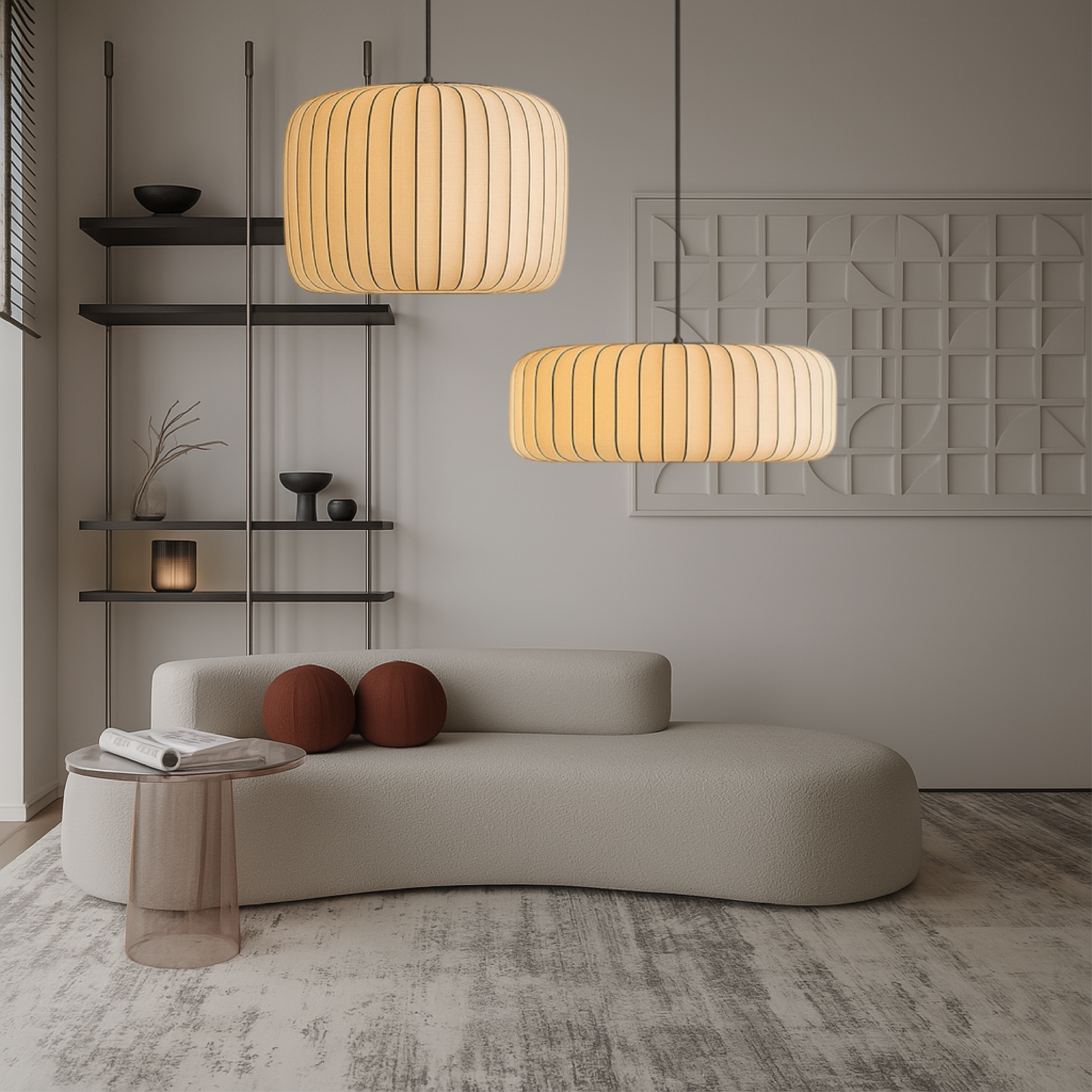 Rendara Silk Pendant Lamp