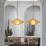 Japanese bamboo pendant lamp