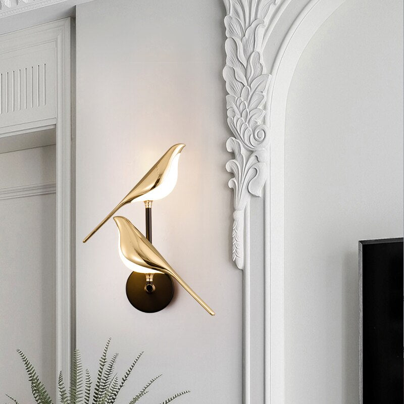 MrBird's Modern Bird-Shaped Wall Applique