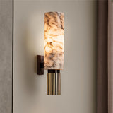 Copper stone wall light