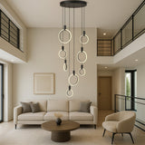 Chandelier staircase 7/10 rings